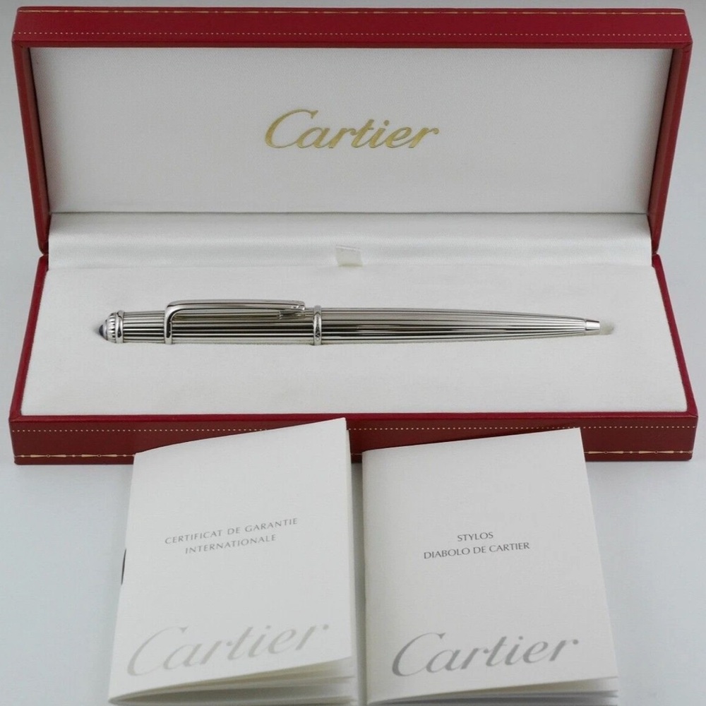 Cartier Diabolo Platinum Ballpoint Pen